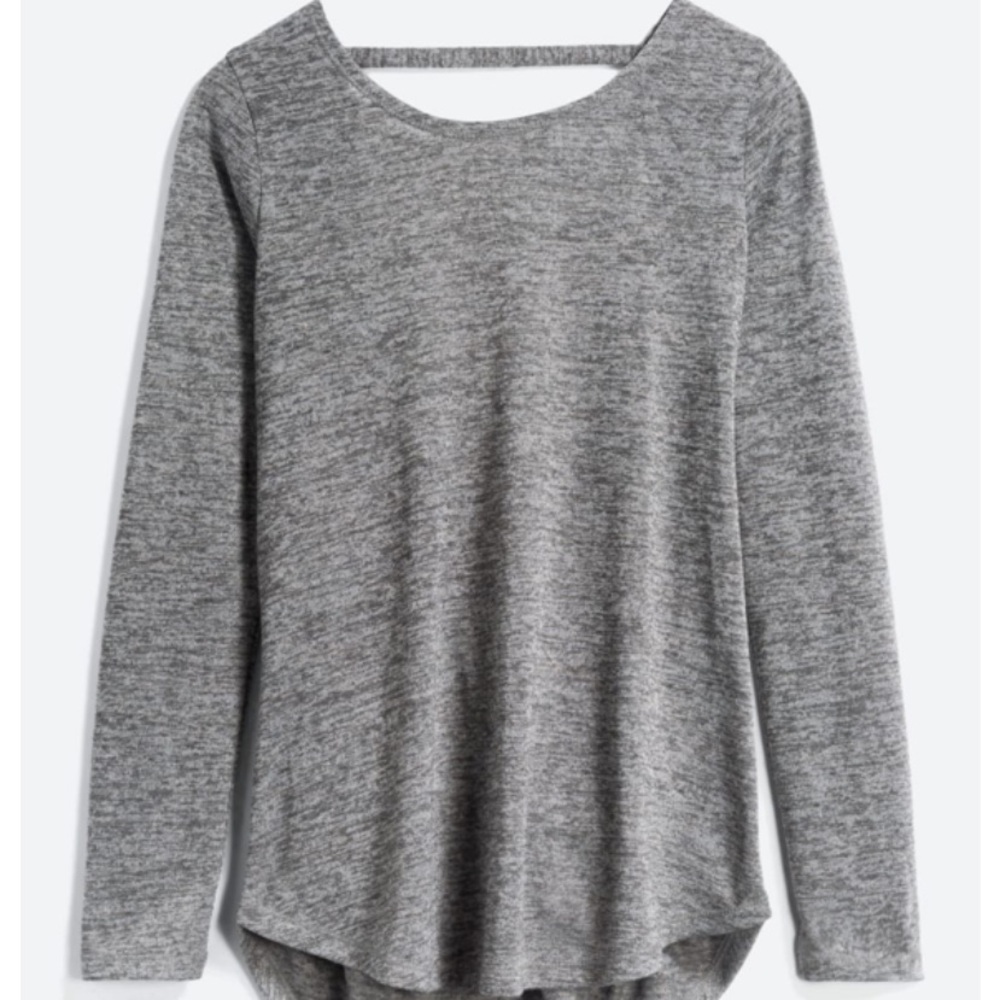 Threads 4 Thought Heather Gray Knit Top